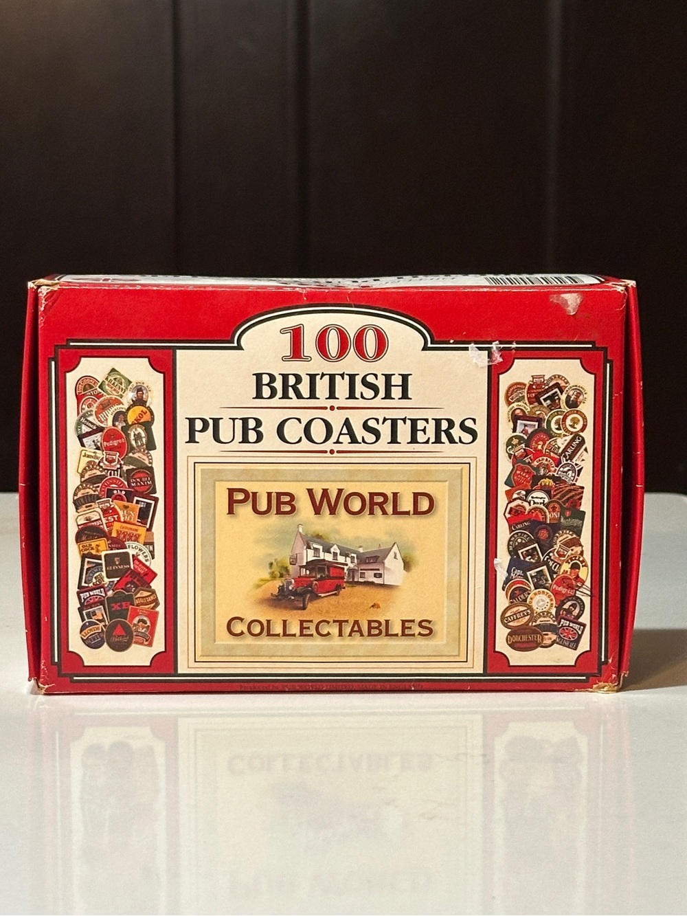 NIB British Pub Coasters Pub World Collectables Beer Original Packaging READ